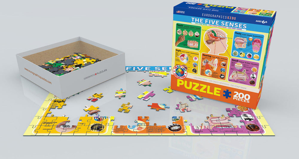 Puzzle: Educational Charts for Kids - The Five Senses (ONLINE ORDER ONLY)