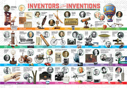 Puzzle: Educational Charts for Kids - Inventors and their Inventions (ONLINE ORDER ONLY)