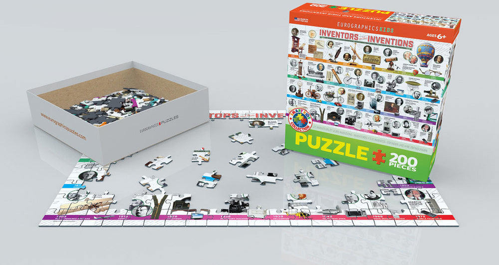 Puzzle: Educational Charts for Kids - Inventors and their Inventions (ONLINE ORDER ONLY)