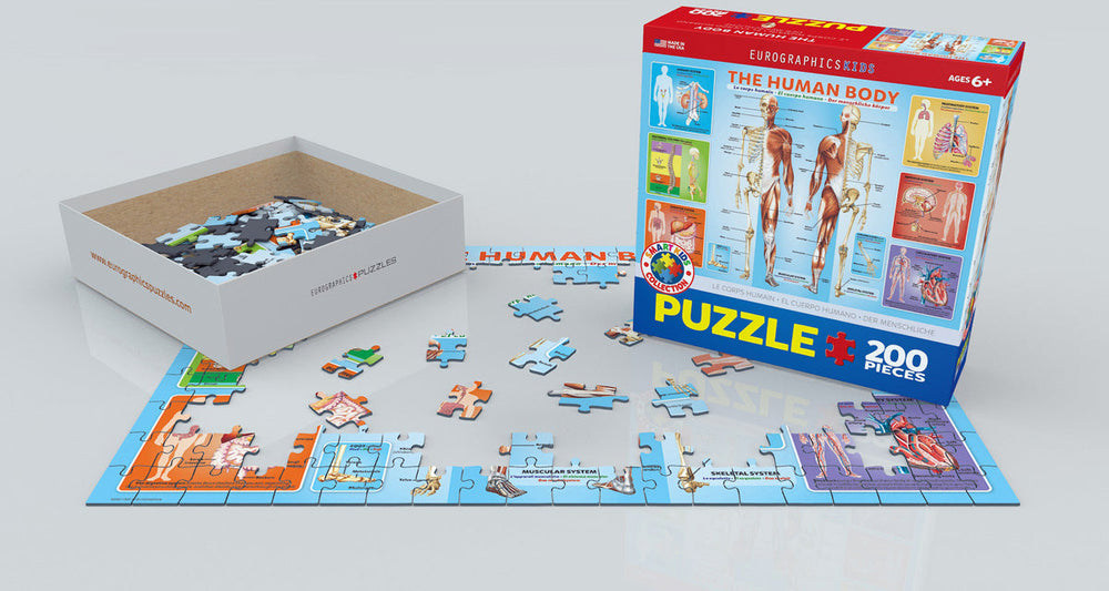 Puzzle: Educational Charts for Kids - The Human Body (ONLINE ORDER ONLY)