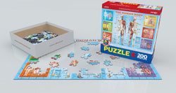 Puzzle: Educational Charts for Kids - The Human Body (ONLINE ORDER ONLY)