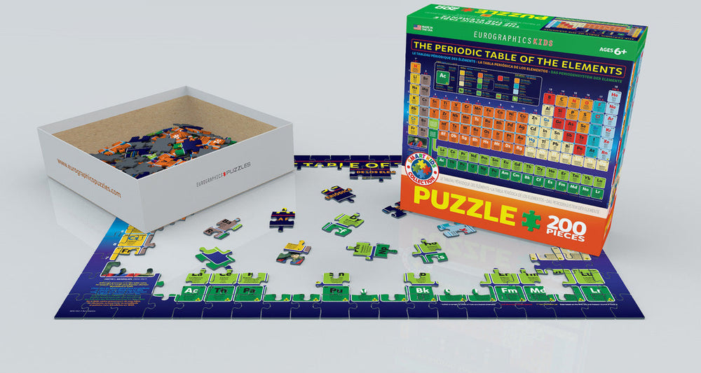 Puzzle: Educational Charts for Kids - The Periodic Table of the Elements (ONLINE ORDER ONLY)