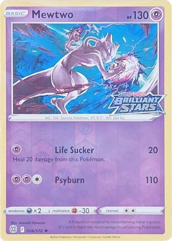 Mewtwo (056/172) (Brilliant Stars Stamped) [Sword & Shield: Brilliant Stars] (Online Only)