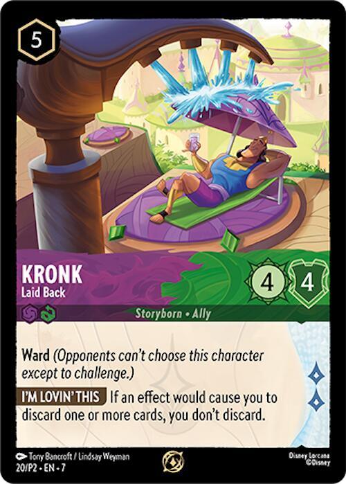 Kronk - Laid Back (20) [Promo Cards] (ONLINE ORDER ONLY)