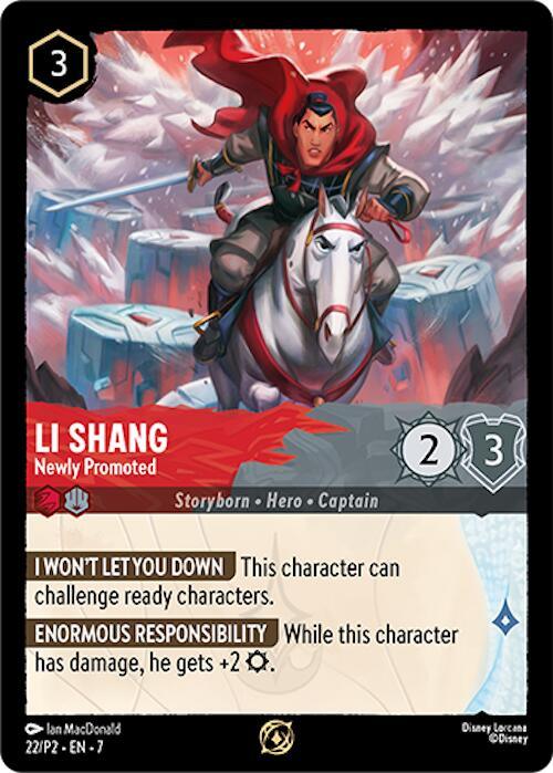 Li Shang - Newly Promoted (22) [Promo Cards] (ONLINE ORDER ONLY)