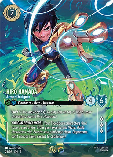 Hiro Hamada - Armor Designer (Store Championship) (24) [Promo Cards] (ONLINE ORDER ONLY)