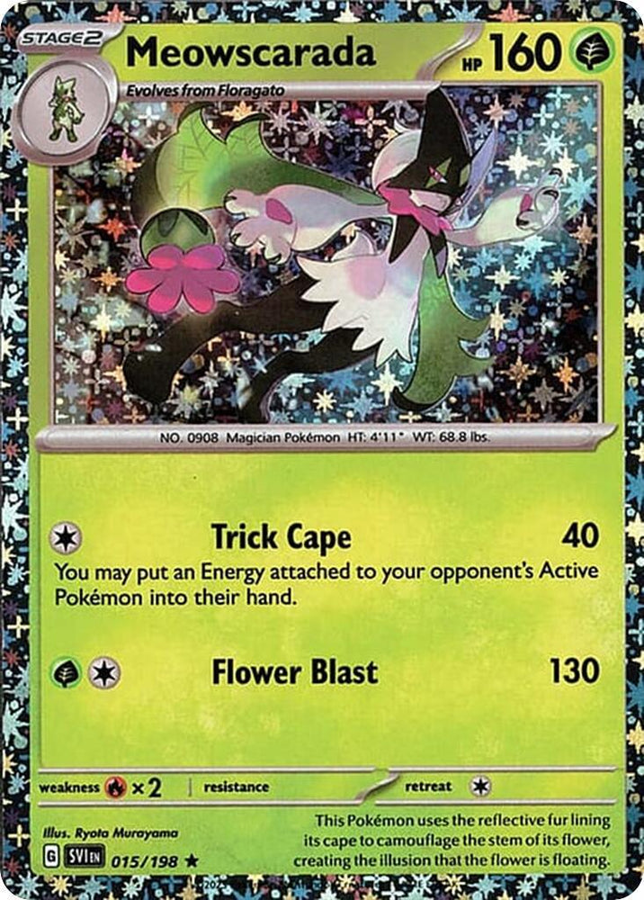 Meowscarada (015/198) (Sparkle Holo) [Miscellaneous Cards] (ONLINE ORDER ONLY)