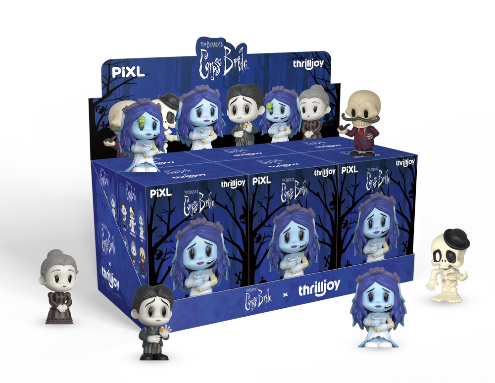 [Thrilljoy] Tim Burton's Corpse Bride PIXL Blind Box Vinyl (Chance at 1 of 300 hyper-rare “chase” pieces will be redeemable for a special 12” MEGA PIX!) (ONLINE ORDER ONLY)