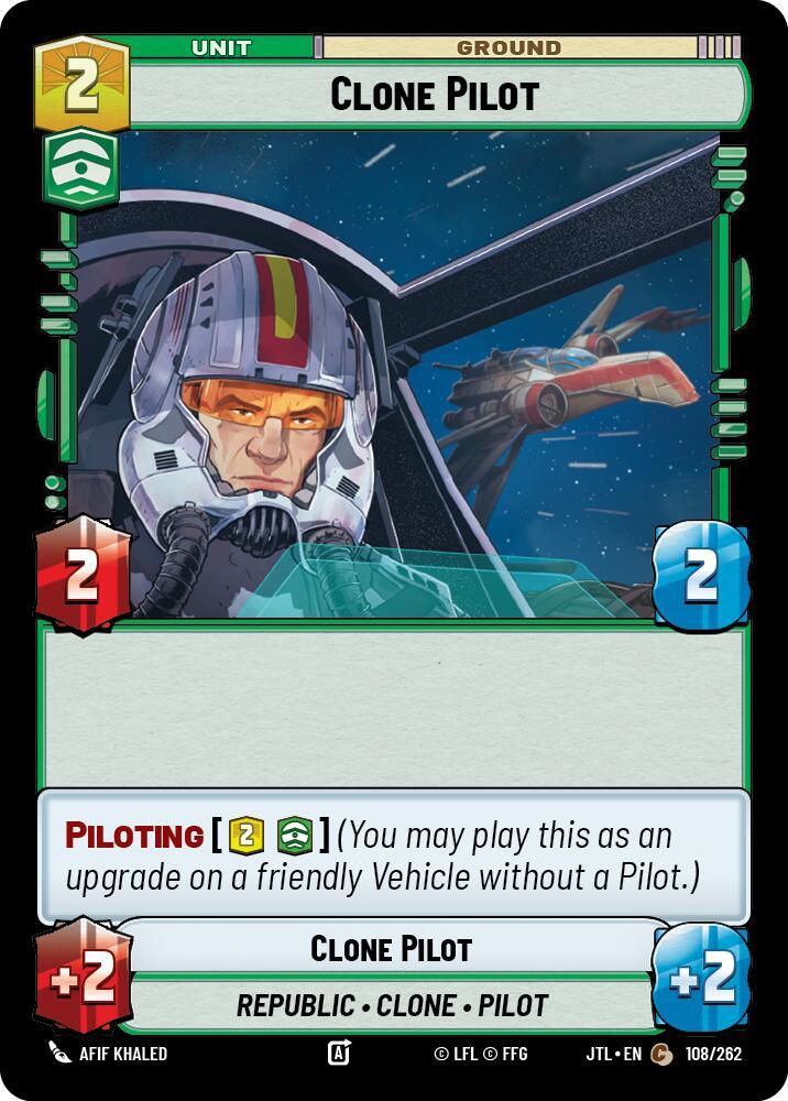 Clone Pilot (108/262) [Jump to Lightspeed] (ONLINE ORDER ONLY)