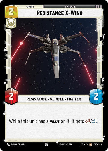Resistance X-Wing (247/262) [Jump to Lightspeed] (ONLINE ORDER ONLY)