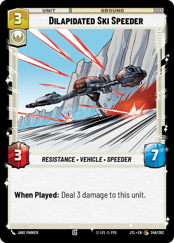Dilapidated Ski Speeder (248/262) [Jump to Lightspeed] (ONLINE ORDER ONLY)