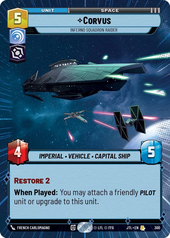 Corvus - Inferno Squadron Raider (Hyperspace) (300) [Jump to Lightspeed] (ONLINE ORDER ONLY)