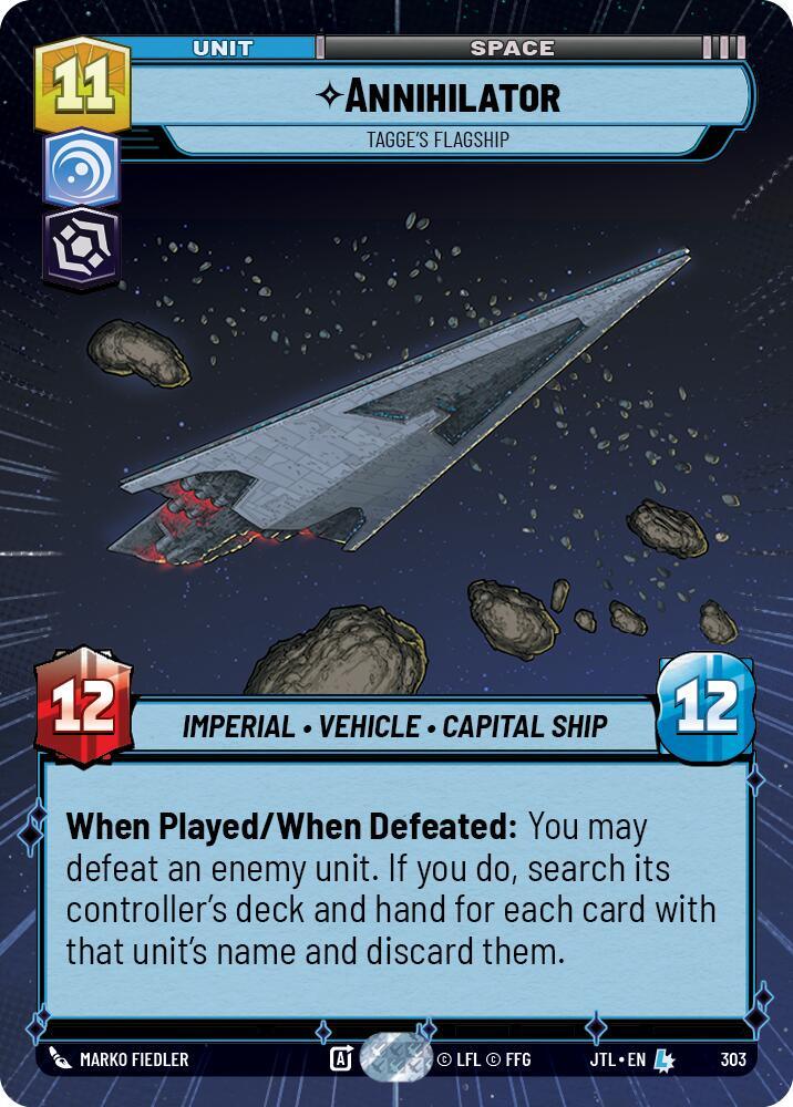 Annihilator - Tagge's Flagship (Hyperspace) (303) [Jump to Lightspeed] (ONLINE ORDER ONLY)