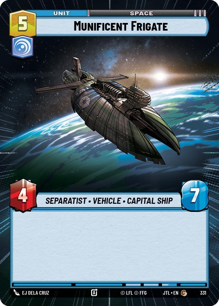 Munificent Frigate (Hyperspace) (331) [Jump to Lightspeed] (ONLINE ORDER ONLY)