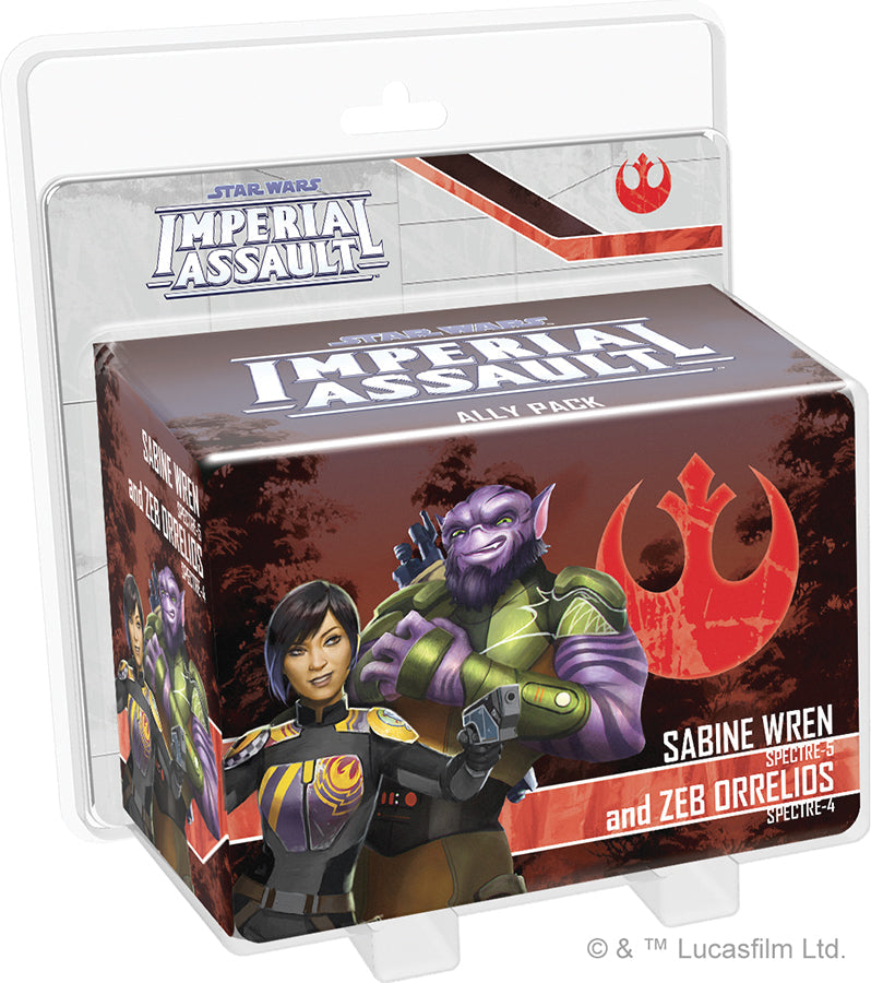 Star Wars: Imperial Assault - Sabine Wren and Zeb Orrelios Ally Pack (ONLINE ORDER ONLY)
