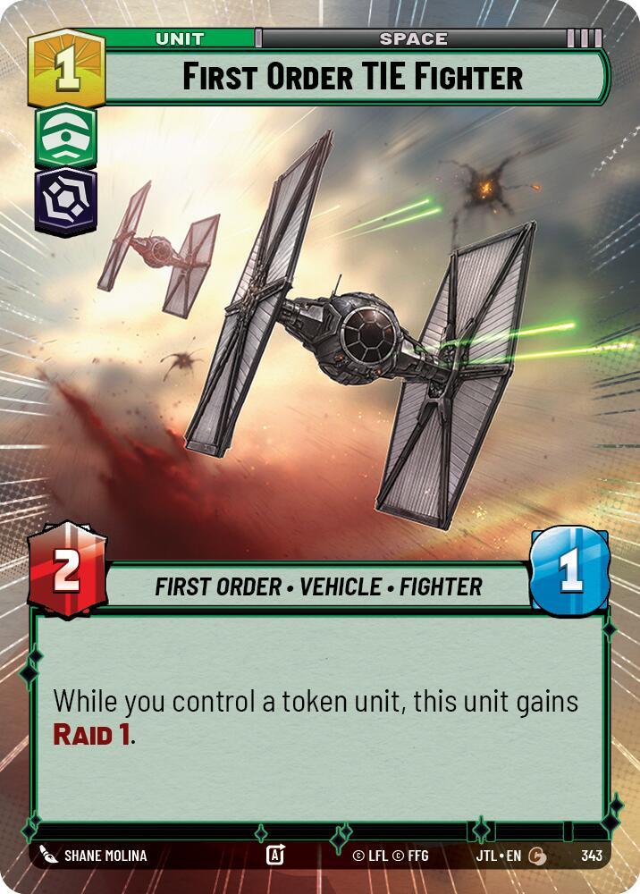 First Order TIE Fighter (Hyperspace) (343) [Jump to Lightspeed] (ONLINE ORDER ONLY)