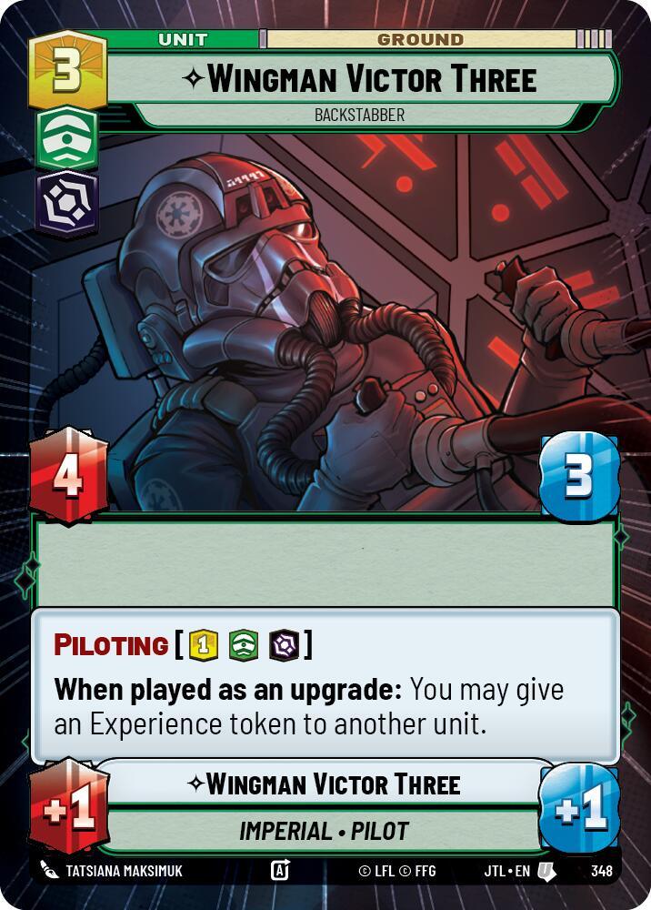 Wingman Victor Three - Backstabber (Hyperspace) (348) [Jump to Lightspeed] (ONLINE ORDER ONLY)