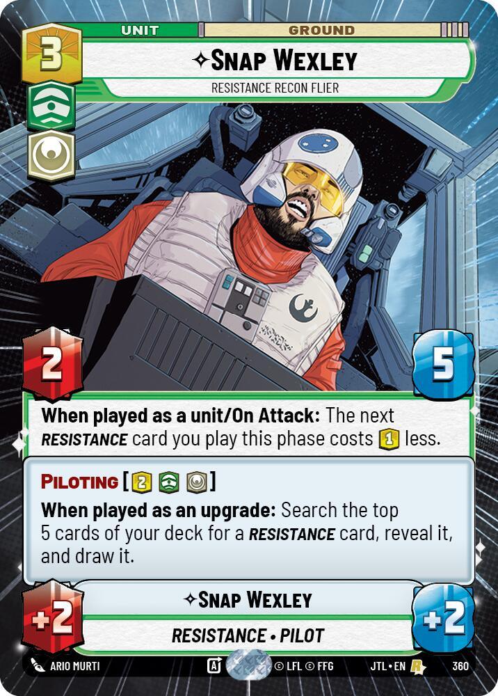 Snap Wexley - Resistance Recon Flier (Hyperspace) (360) [Jump to Lightspeed] (ONLINE ORDER ONLY)