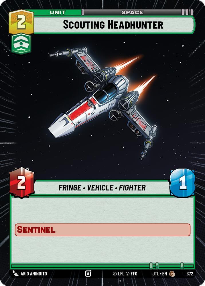 Scouting Headhunter (Hyperspace) (372) [Jump to Lightspeed] (ONLINE ORDER ONLY)