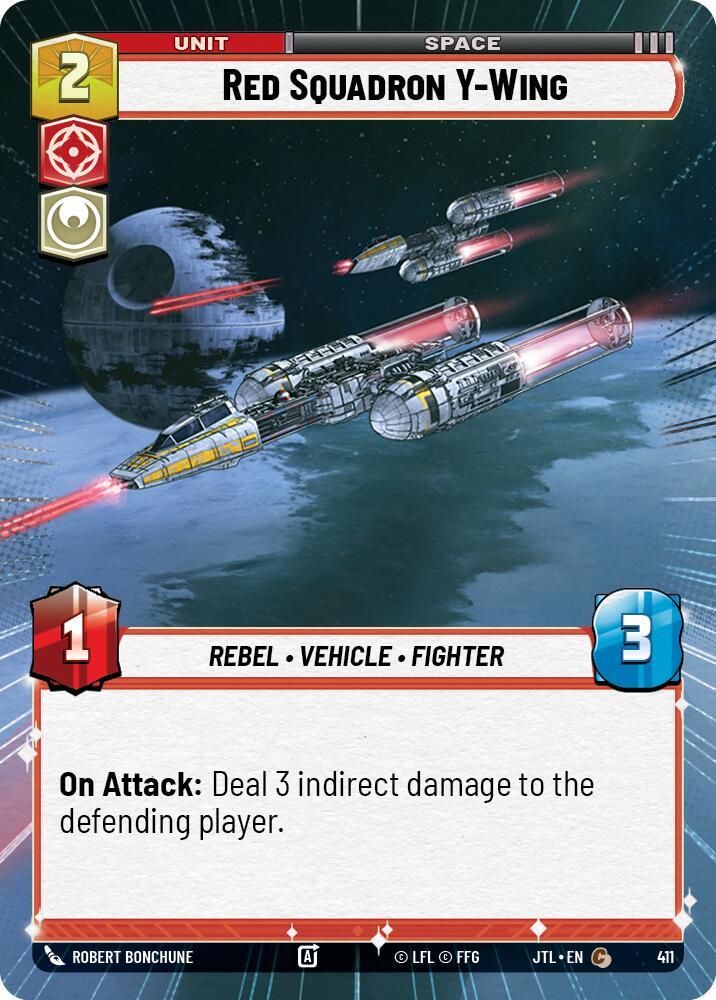 Red Squadron Y-Wing (Hyperspace) (411) [Jump to Lightspeed] (ONLINE ORDER ONLY)