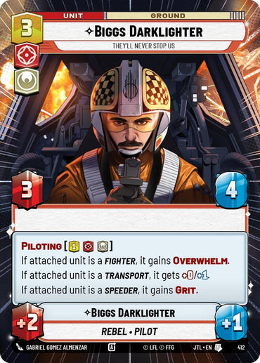 Biggs Darklighter - They'll Never Stop Us (Hyperspace) (412) [Jump to Lightspeed] (ONLINE ORDER ONLY)