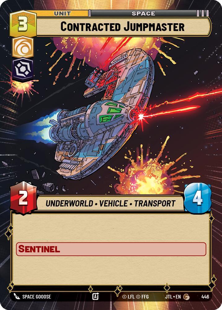 Contracted Jumpmaster (Hyperspace) (446) [Jump to Lightspeed] (ONLINE ORDER ONLY)