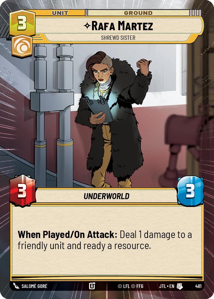 Rafa Martez - Shrewd Sister (Hyperspace) (481) [Jump to Lightspeed] (ONLINE ORDER ONLY)