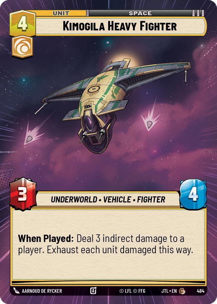 Kimogila Heavy Fighter (Hyperspace) (484) [Jump to Lightspeed] (ONLINE ORDER ONLY)