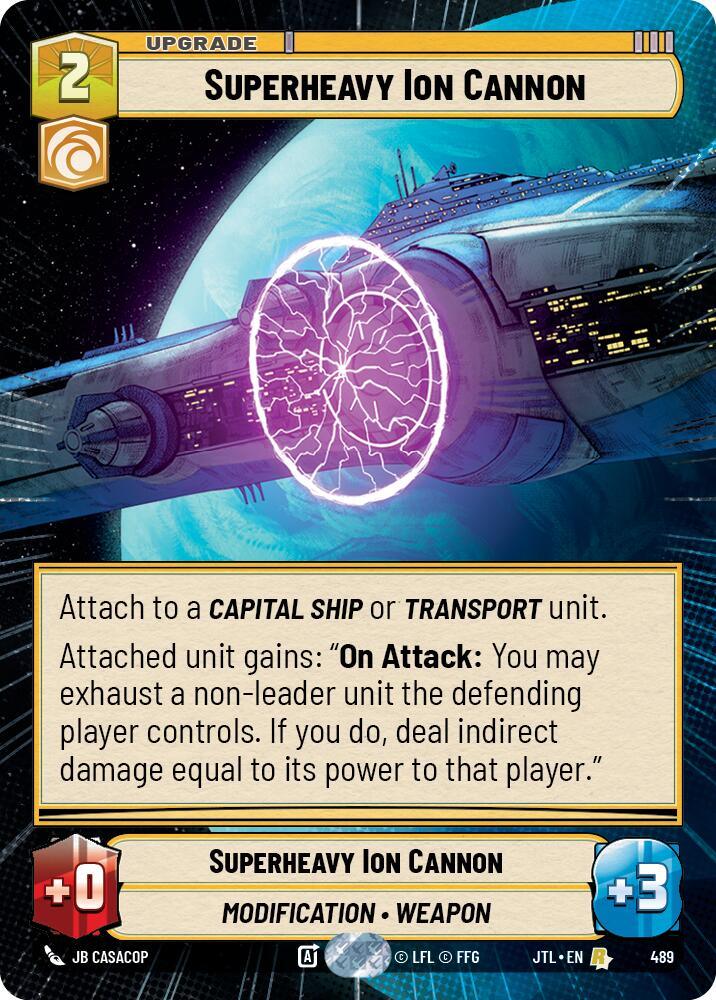 Superheavy Ion Cannon (Hyperspace) (489) [Jump to Lightspeed] (ONLINE ORDER ONLY)
