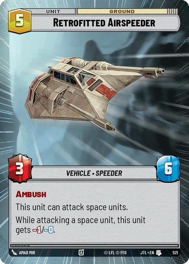 Retrofitted Airspeeder (Hyperspace) (521) [Jump to Lightspeed] (ONLINE ORDER ONLY)