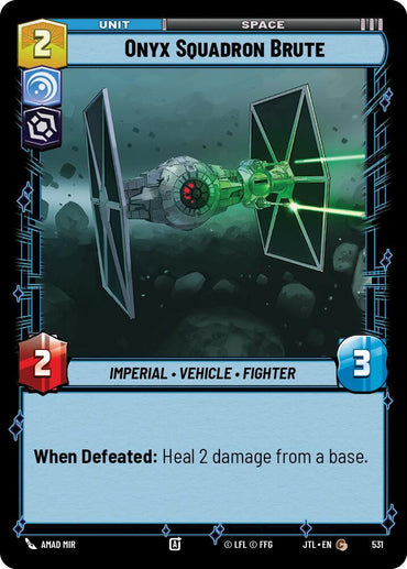 Onyx Squadron Brute (Foil) (531) [Jump to Lightspeed] (ONLINE ORDER ONLY)
