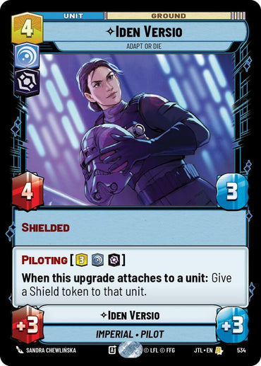 Iden Versio - Adapt or Die (Foil) (534) [Jump to Lightspeed] (ONLINE ORDER ONLY)