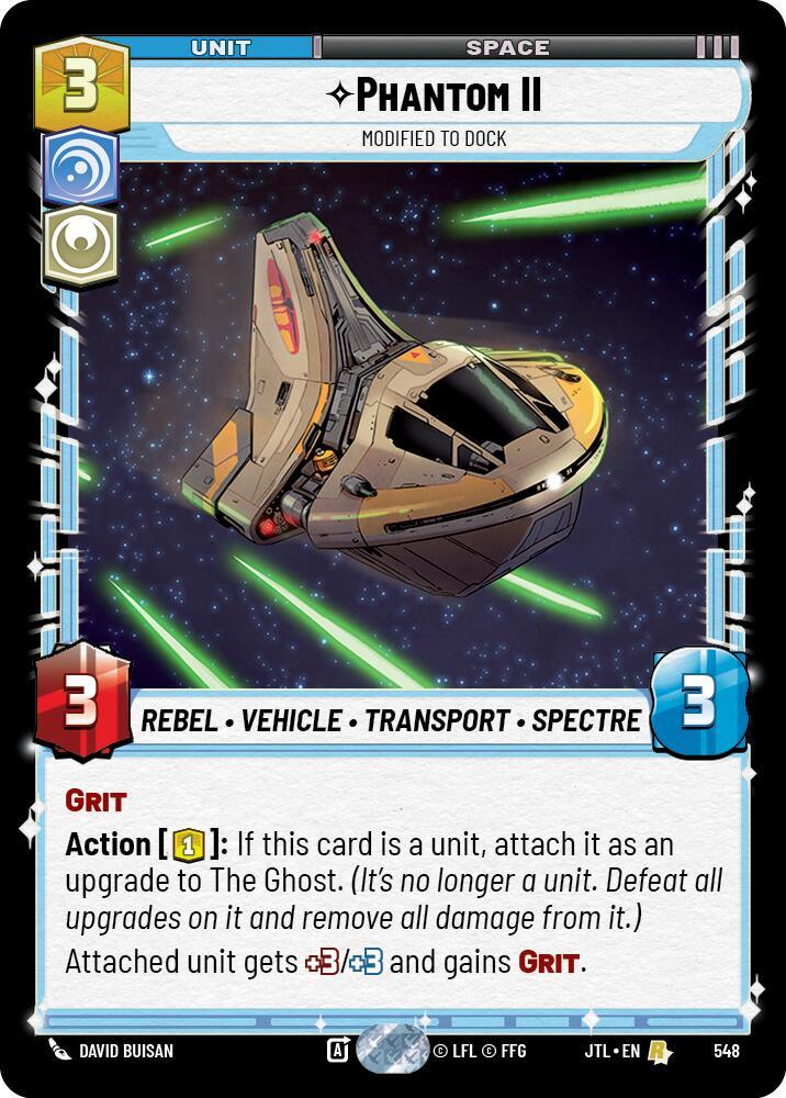 Phantom II - Modified to Dock (Foil) (548) [Jump to Lightspeed] (ONLINE ORDER ONLY)