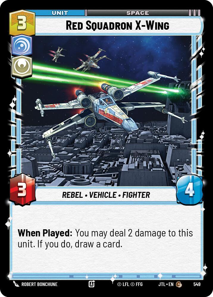 Red Squadron X-Wing (Foil) (549) [Jump to Lightspeed] (ONLINE ORDER ONLY)