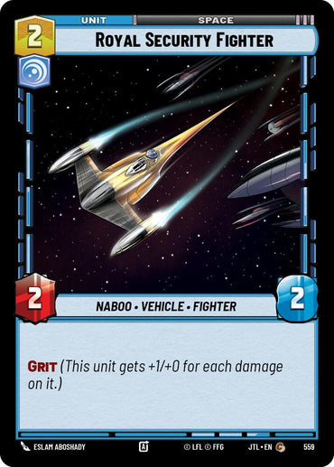 Royal Security Fighter (Foil) (559) [Jump to Lightspeed] (ONLINE ORDER ONLY)