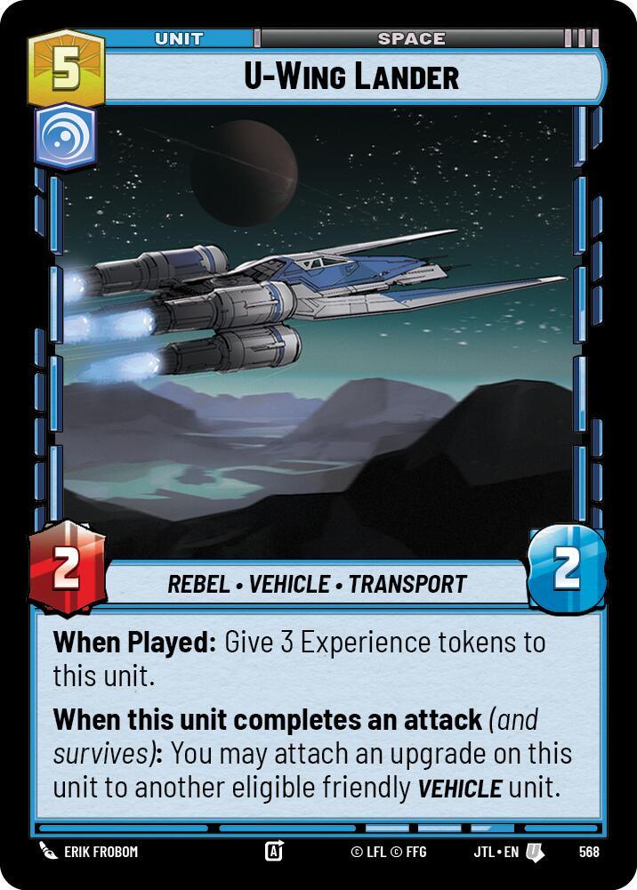 U-Wing Lander (Foil) (568) [Jump to Lightspeed] (ONLINE ORDER ONLY)