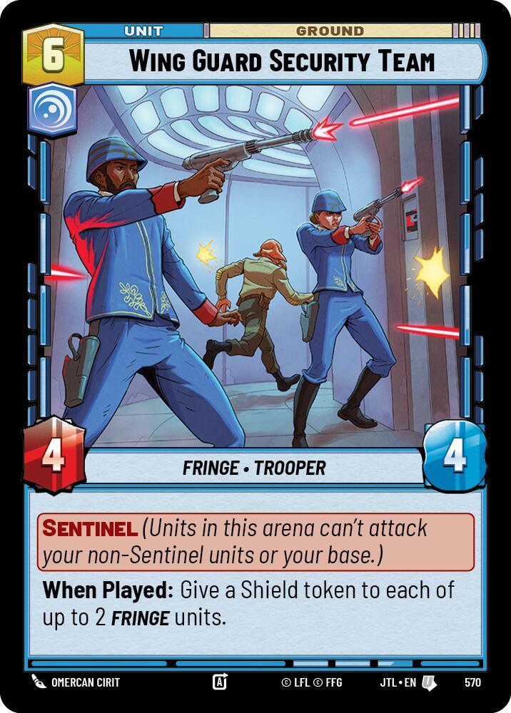 Wing Guard Security Team (Foil) (570) [Jump to Lightspeed] (ONLINE ORDER ONLY)