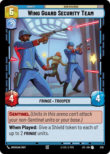 Wing Guard Security Team (Foil) (570) [Jump to Lightspeed] (ONLINE ORDER ONLY)