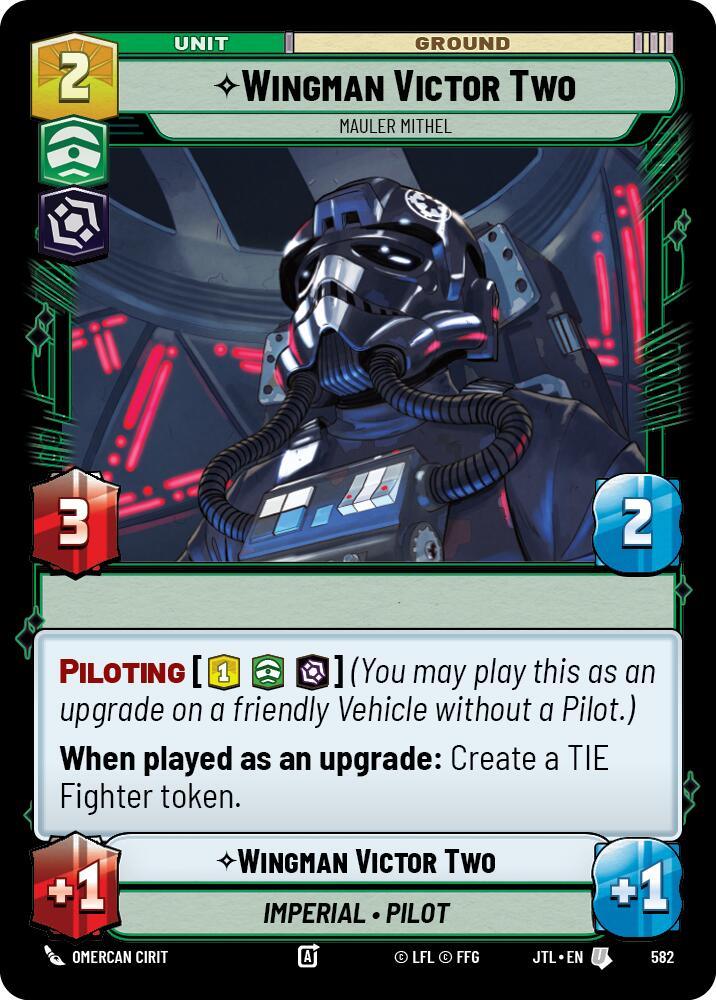 Wingman Victor Two - Mauler Mithel (Foil) (582) [Jump to Lightspeed] (ONLINE ORDER ONLY)