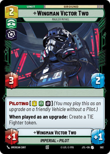 Wingman Victor Two - Mauler Mithel (Foil) (582) [Jump to Lightspeed] (ONLINE ORDER ONLY)