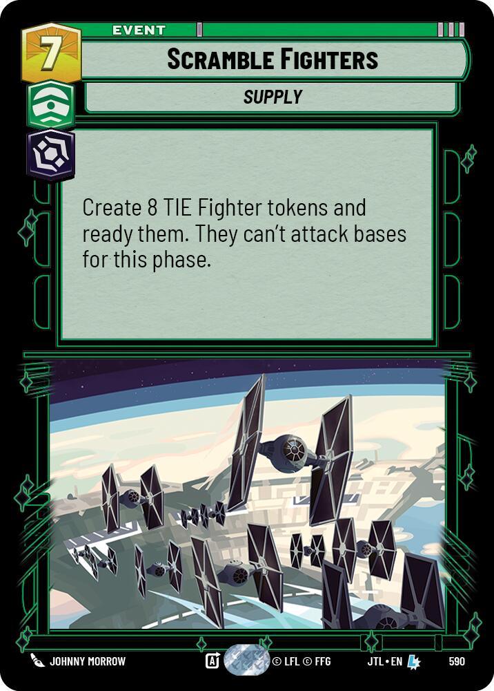 Scramble Fighters (Foil) (590) [Jump to Lightspeed] (ONLINE ORDER ONLY)