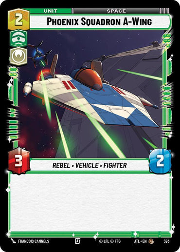 Phoenix Squadron A-Wing (Foil) (593) [Jump to Lightspeed] (ONLINE ORDER ONLY)