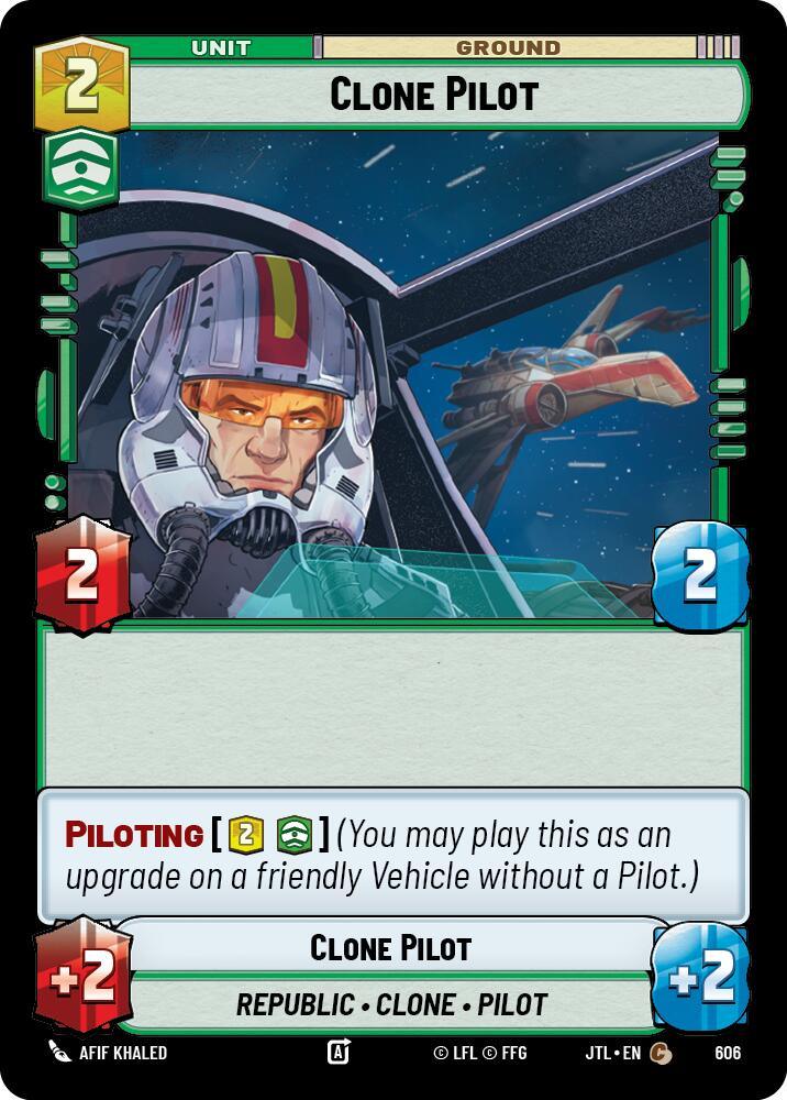 Clone Pilot (Foil) (606) [Jump to Lightspeed] (ONLINE ORDER ONLY)