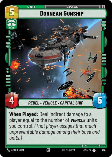 Dornean Gunship (Foil) (614) [Jump to Lightspeed] (ONLINE ORDER ONLY)