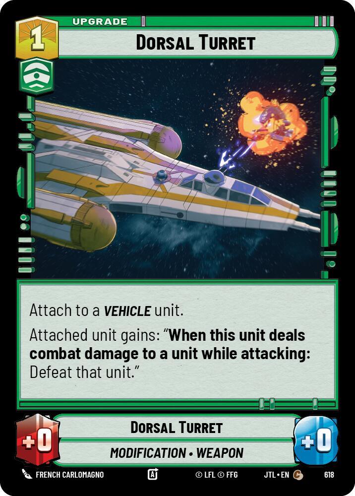 Dorsal Turret (Foil) (618) [Jump to Lightspeed] (ONLINE ORDER ONLY)