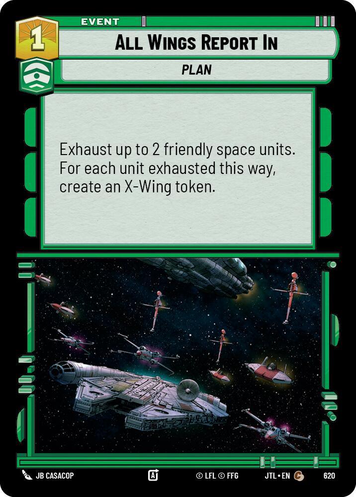 All Wings Report In (Foil) (620) [Jump to Lightspeed] (ONLINE ORDER ONLY)