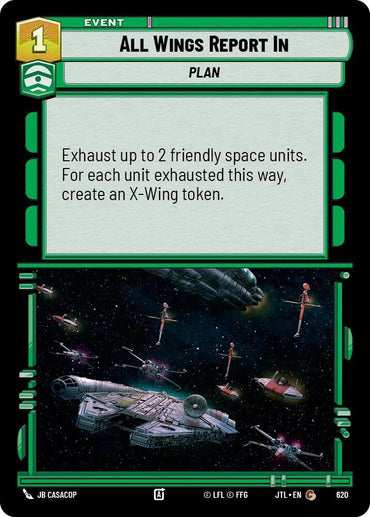 All Wings Report In (Foil) (620) [Jump to Lightspeed] (ONLINE ORDER ONLY)