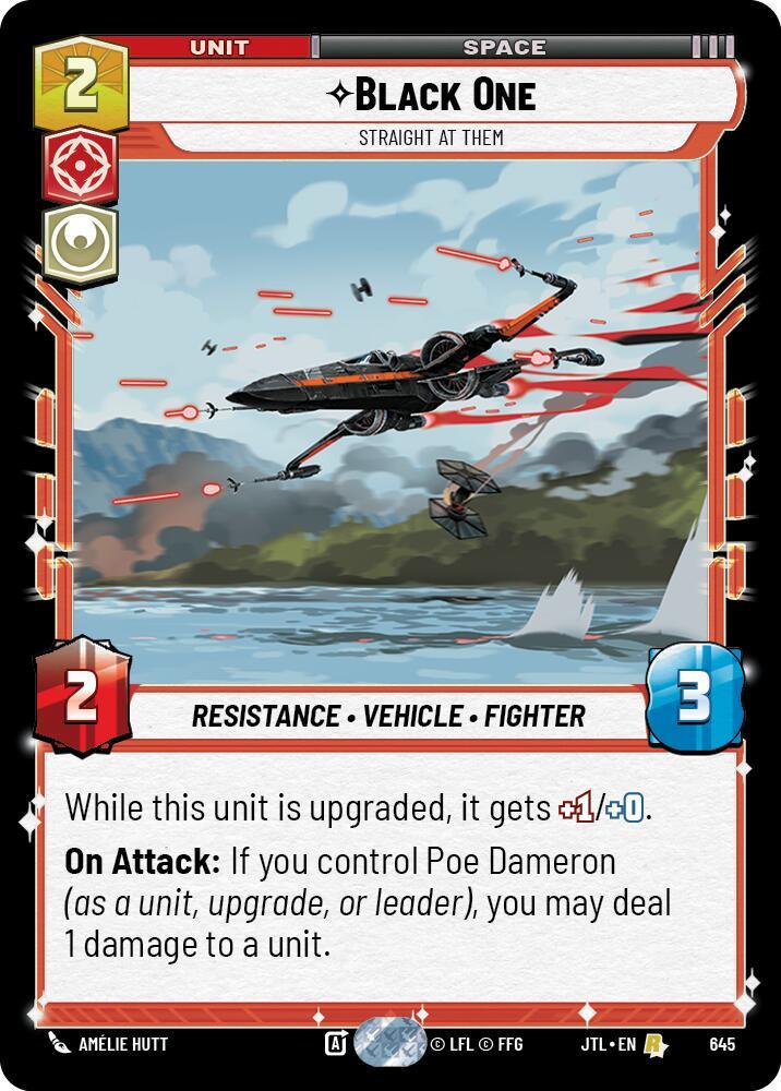 Black One - Straight At Them (Foil) (645) [Jump to Lightspeed] (ONLINE ORDER ONLY)