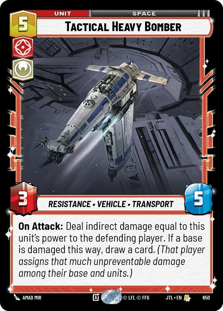 Tactical Heavy Bomber (Foil) (650) [Jump to Lightspeed] (ONLINE ORDER ONLY)