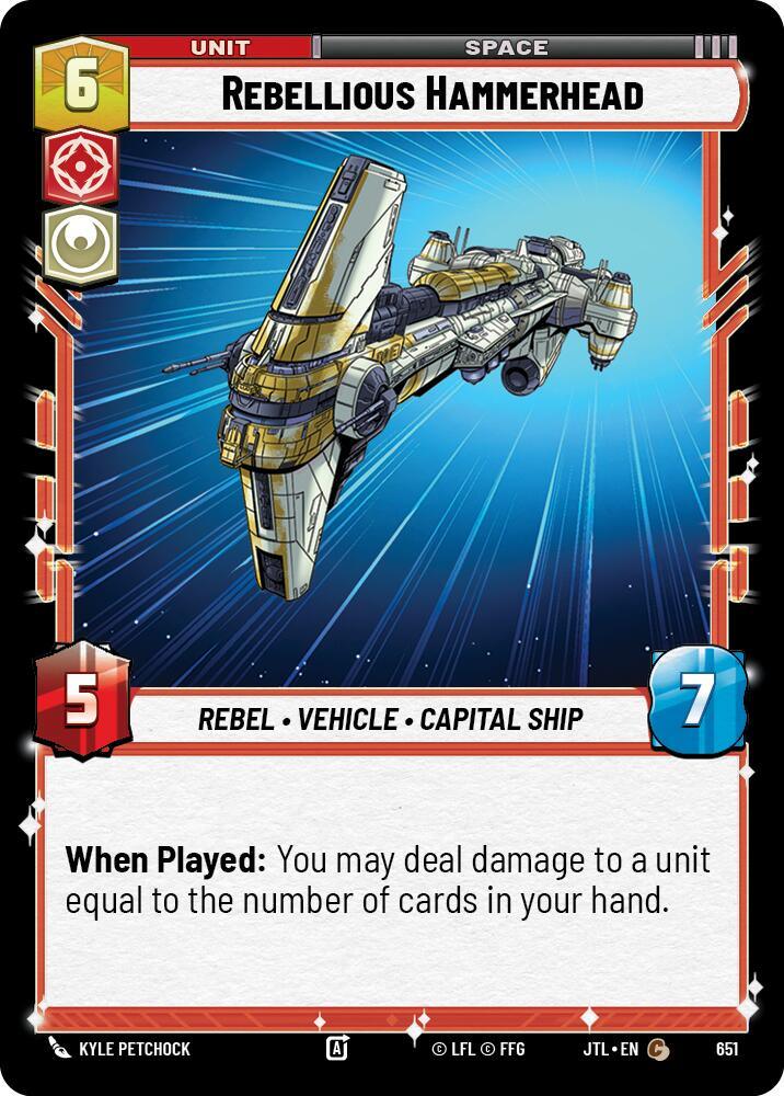 Rebellious Hammerhead (Foil) (651) [Jump to Lightspeed] (ONLINE ORDER ONLY)